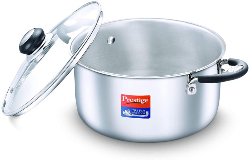 Prestige Tri Ply Stainless Steel Cookware, For Kitchen