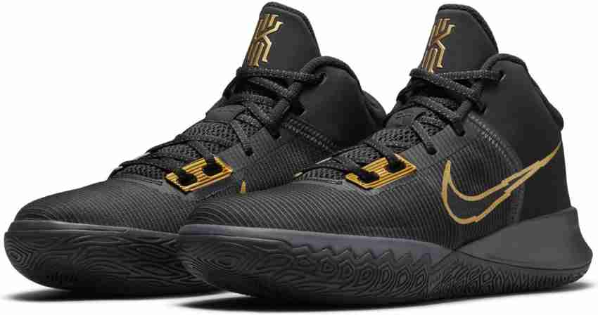 Nike kyrie 4 store black gold white