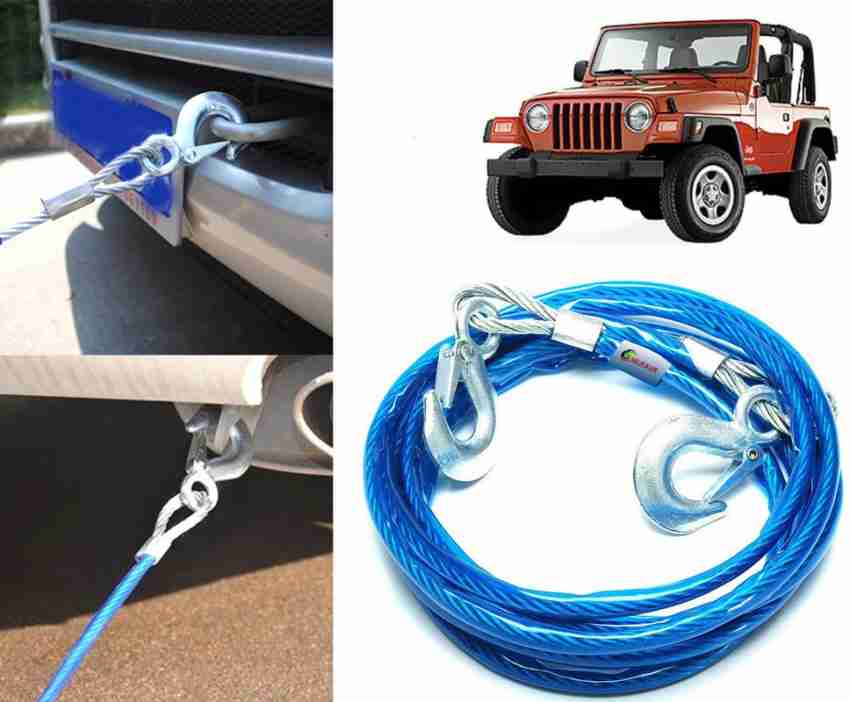 Heavy duty deals car towing rope