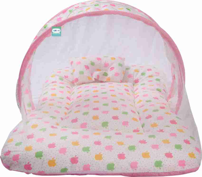 Funtus Cotton Infants New Born Baby Mosquito Net Bed With Cushioned Pillow Mosquito Net Price in India Buy Funtus Cotton Infants New Born Baby Mosquito Net Bed With Cushioned Pillow Mosquito