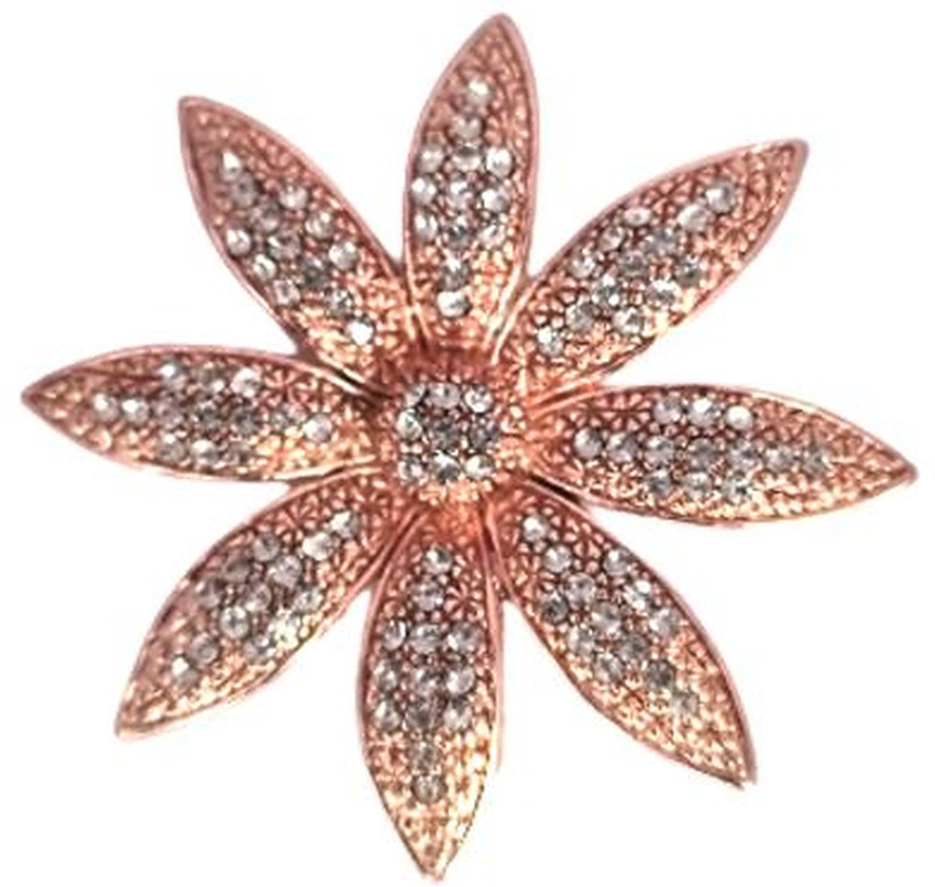 Rose gold brooch for dress new arrivals