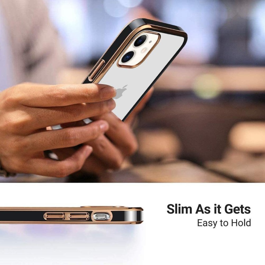 Golden Reflective Back Case for iPhone 11 & 12 Series 