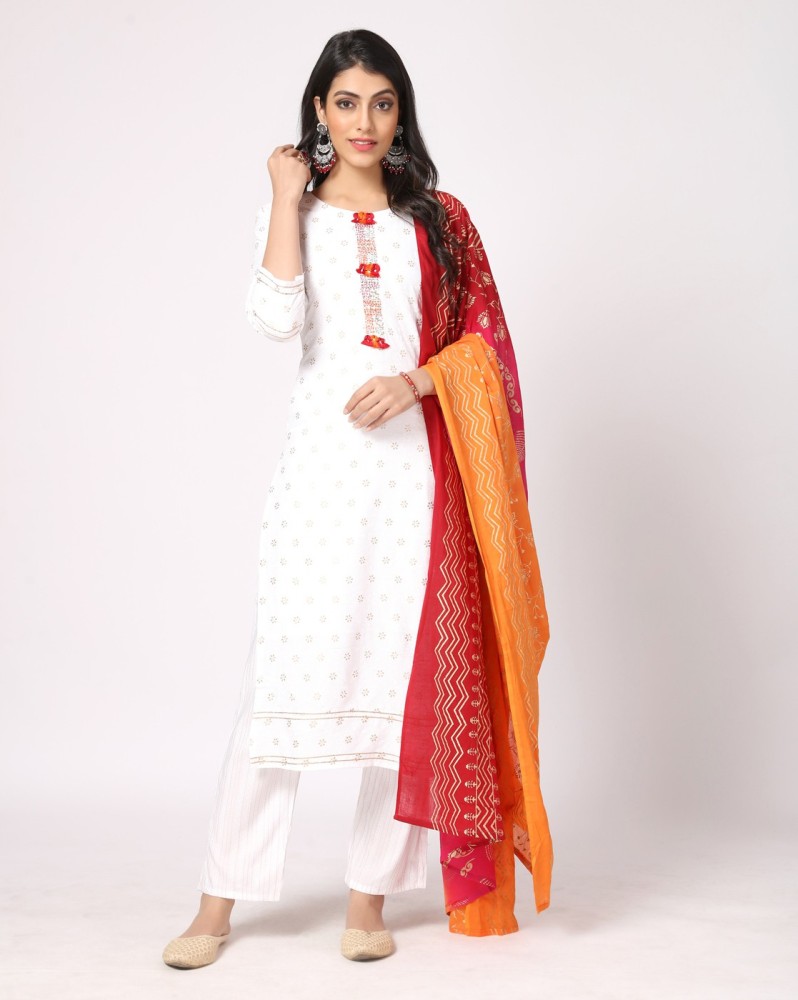 White kurti online top flipkart