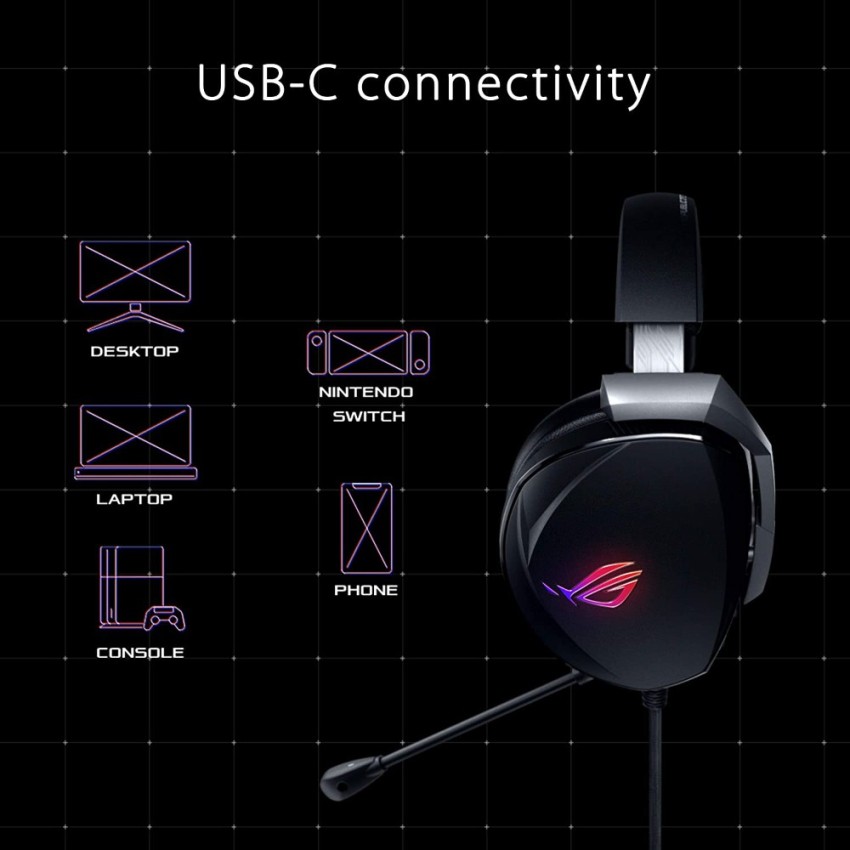 ASUS ROG Theta 7.1 Wired Gaming Headset Price in India Buy ASUS