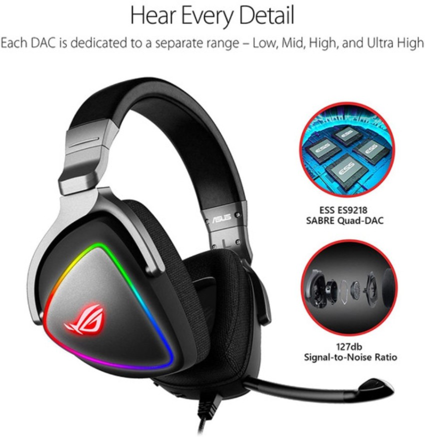 ASUS ROG Delta RGB Wired Gaming Headset Price in India Buy