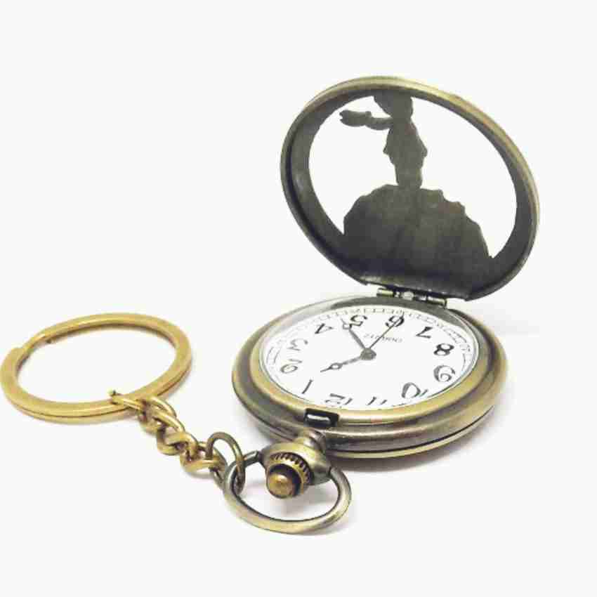 TheKeyHouse Antique Vintage Little Prince Theme Pocket Watch Key