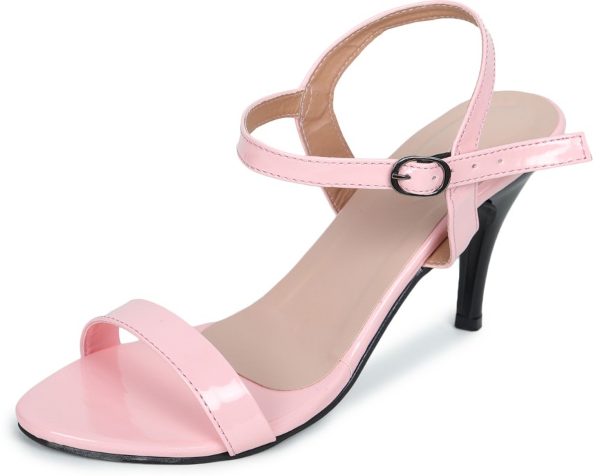 Pink high online sandals