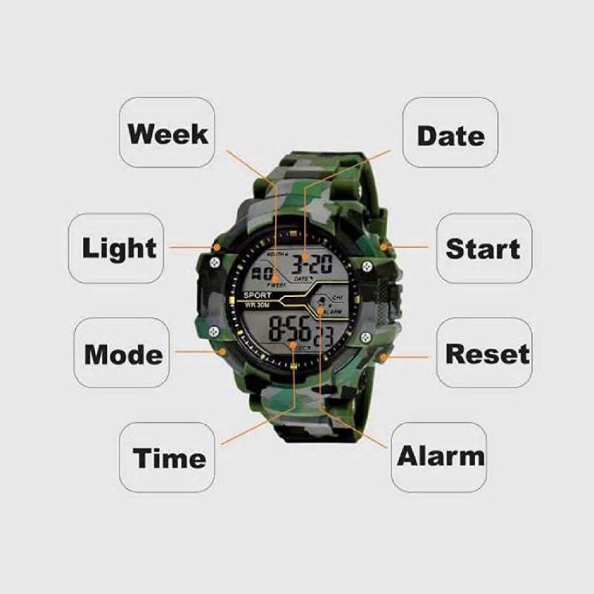 Flipkart army watch hot sale