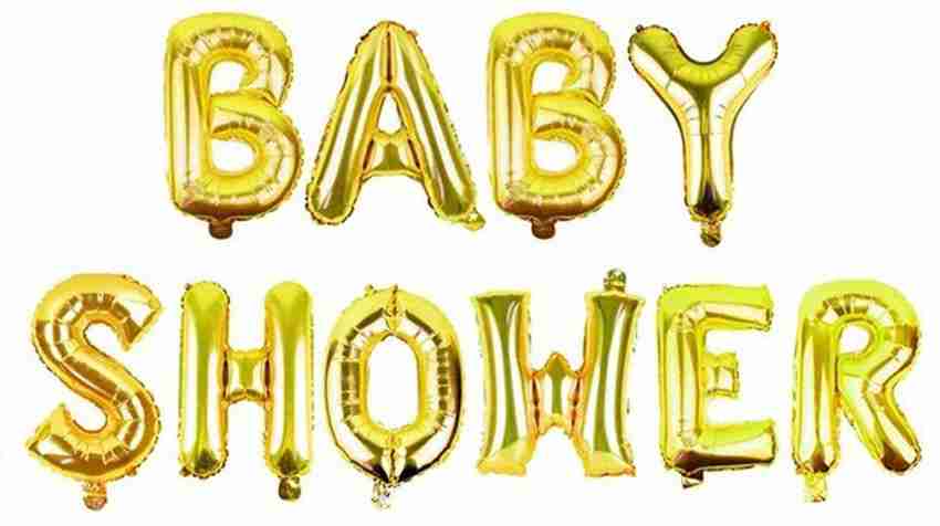 Baby shower hot sale balloon letters