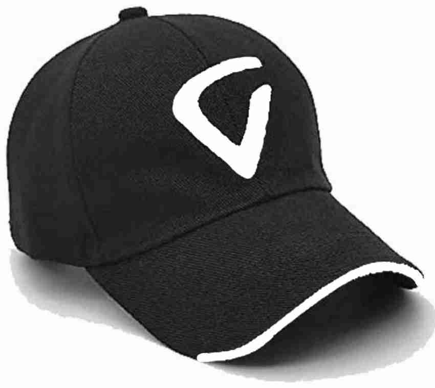 Letter W Black Baseball Hat