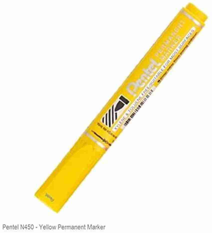 Flipkart PENTEL N450 X tra Large YELLOW Permanent Marker
