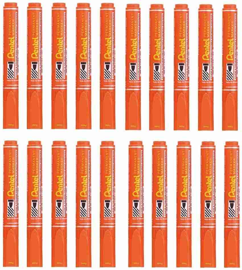 Orange top permanent marker