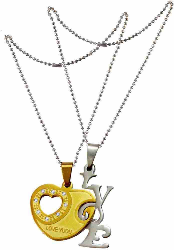 Romantic necklace for him top