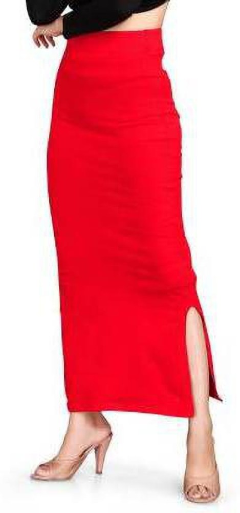 ANANYA SHOP Women's Microfiber Saree Shapewear,Petticoat Shape