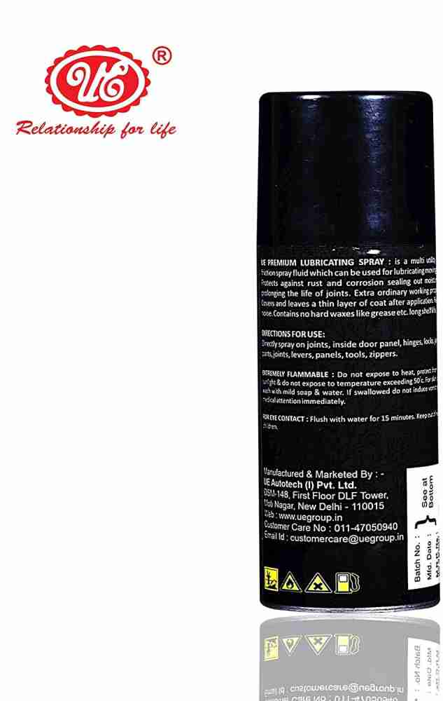 UE Premium Synthetic Silicone Spray Aerosol : Waterproof Lubricant