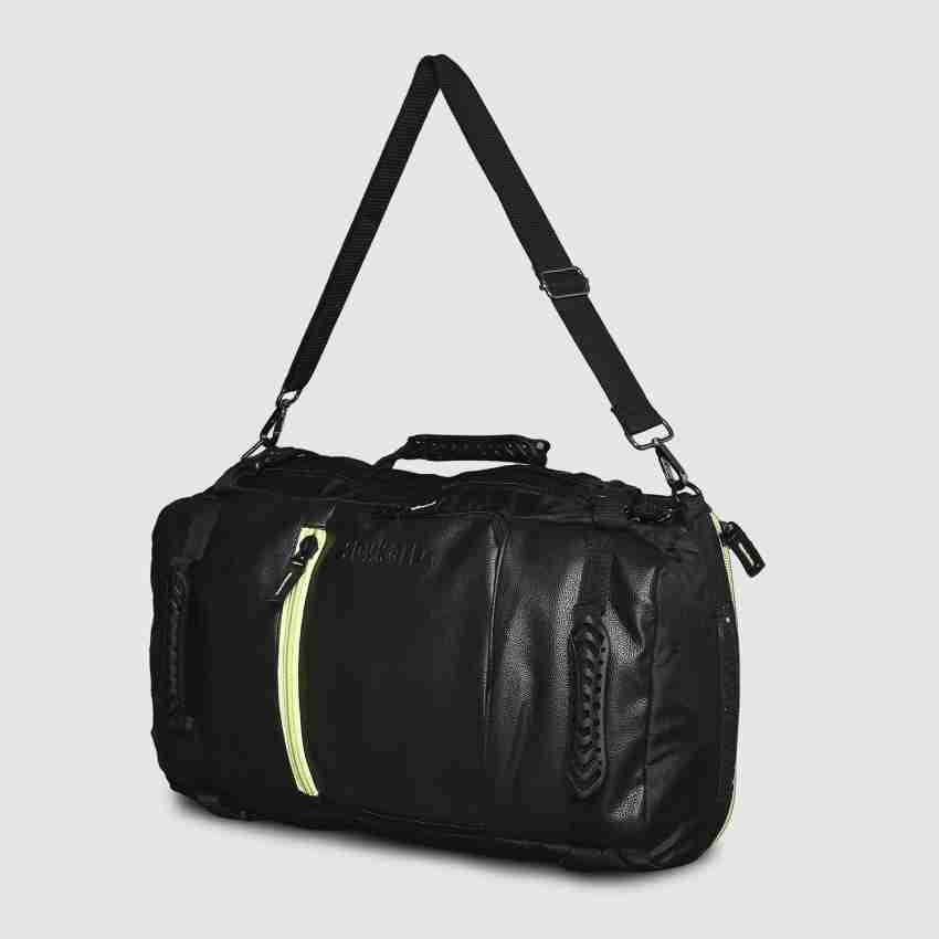 Spykar SPYBGPB1703Black Duffel Without Wheels Black Price in India Flipkart