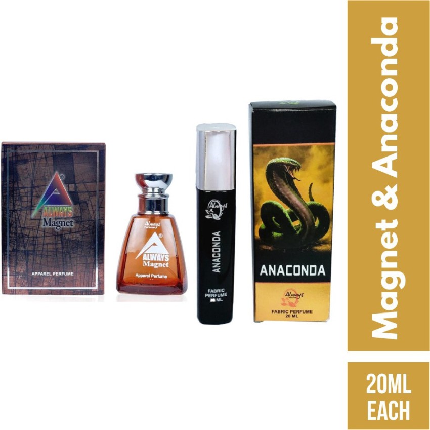 Buy Always Magnet & Anaconda Perfume 20ML Each (Pack of 2) Eau de