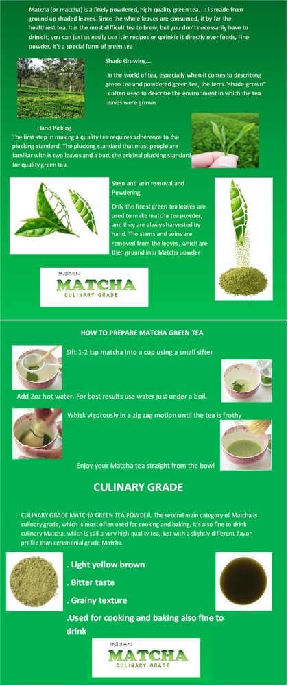 Dophie Matcha Green Tea Powder Culinary