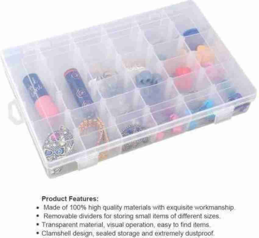 Transparent Partition Detachable Compartment Socks Storage Box
