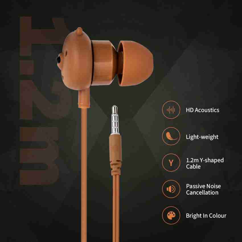 Miniso bear online earphones