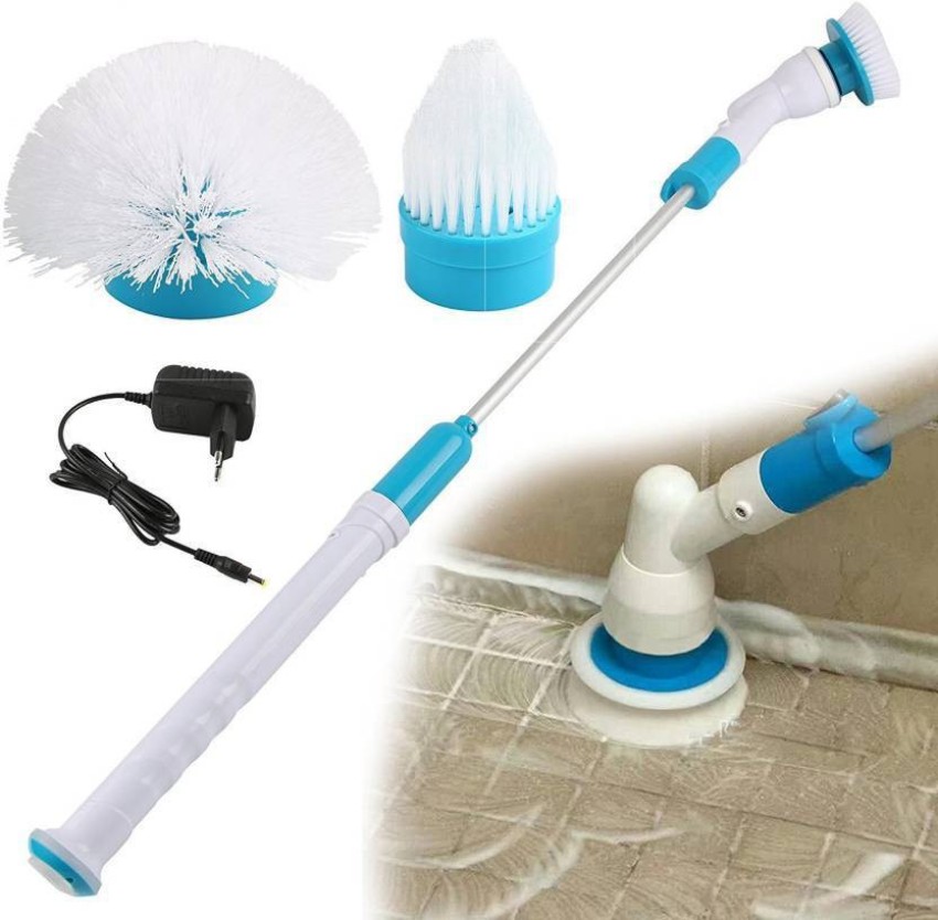 Set, Electric Rotary Scrubber Cleaning Brush, Long Handle Shower