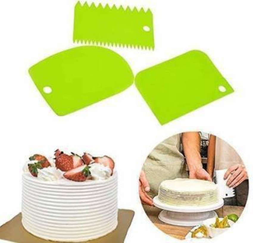 Cake Spatula Cake Decorating Scraper Fondant Cream Edge Trimming Stainless  Steel Spatula, 3pcs 