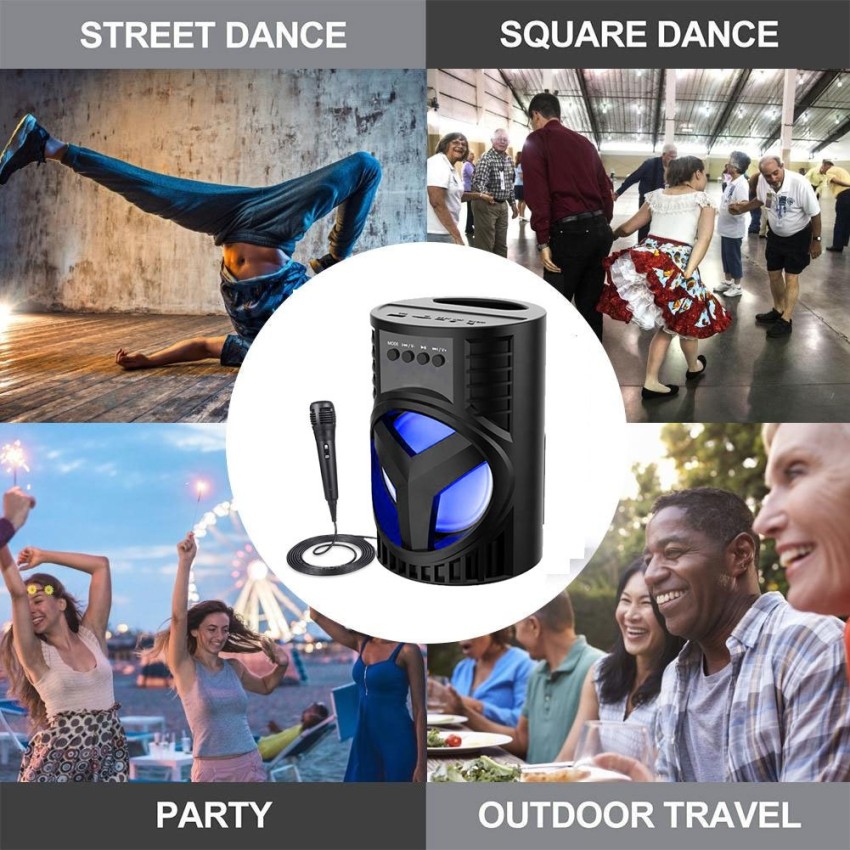 500W High-Power Bluetooth Speaker Outdoor High-Volume Portable Square Dance  Bass Speaker Mobile Karaoke Stereo Speaker With MIC - AliExpress