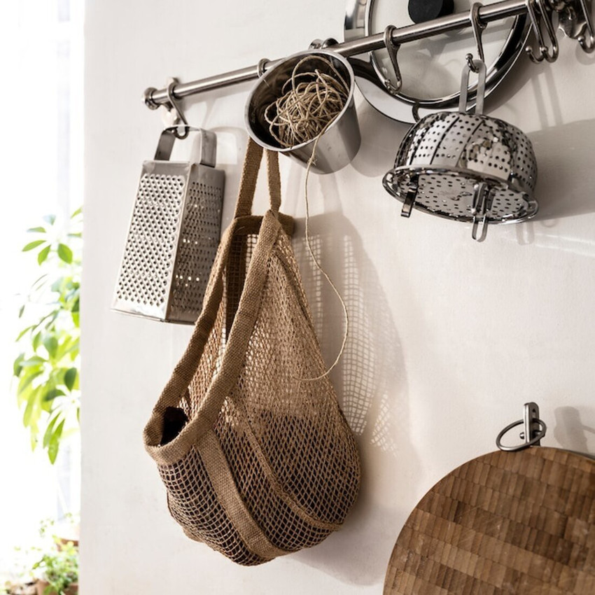 Ikea shop jute bag