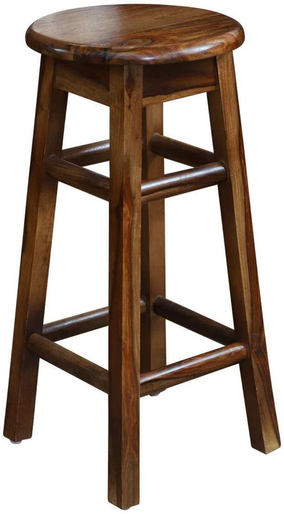 choyal Sheesham Wood High Bar stool Solid Wood high stool for bar Solid Wood Bar Stool