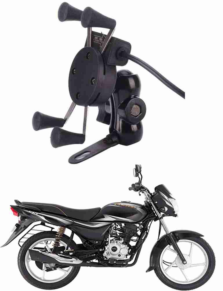 Ascension bajaj platina 100 black X Grip Bike Mobile Holder Price