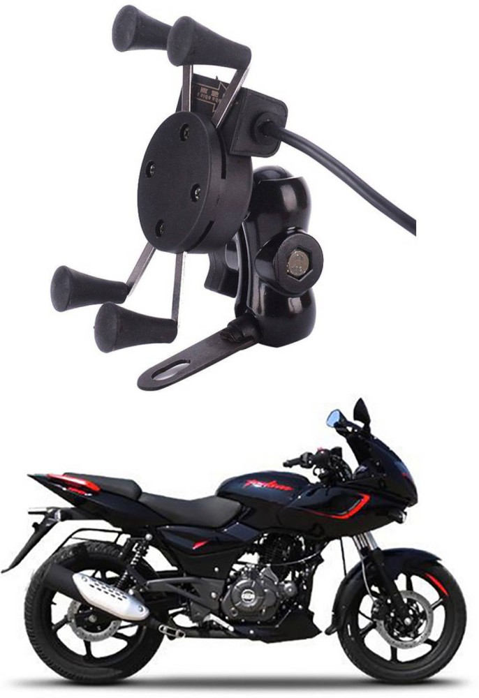 Ascension Bajaj Pulsar 180F X Grip Bike Mobile Holder Price in