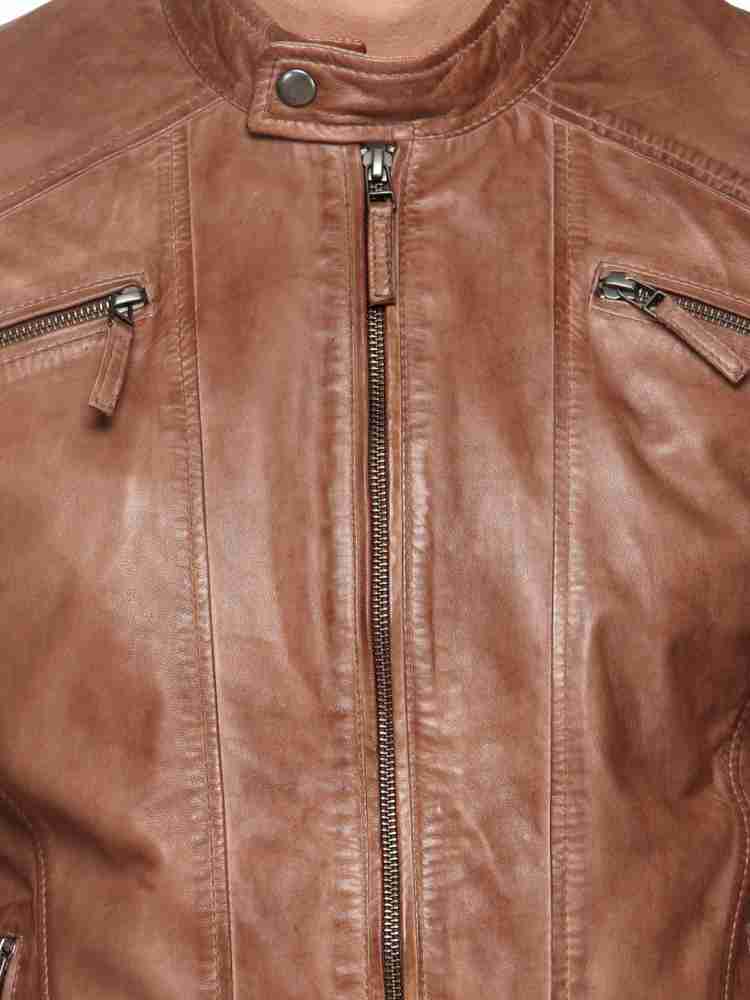 Leather jacket clearance woodland price