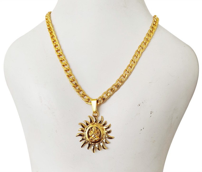 Sun gold deals pendant design