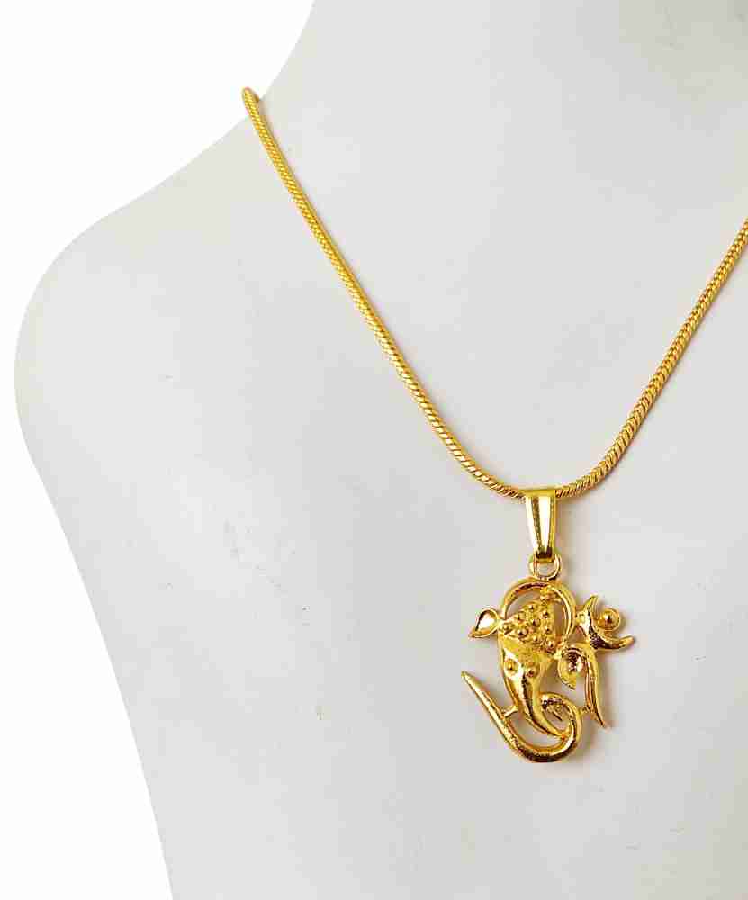 Om on sale ganpati pendant