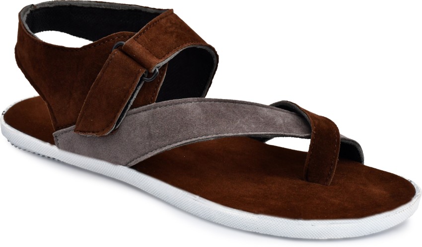 BIZAZO Men Brown Sandals Buy BIZAZO Men Brown Sandals Online at