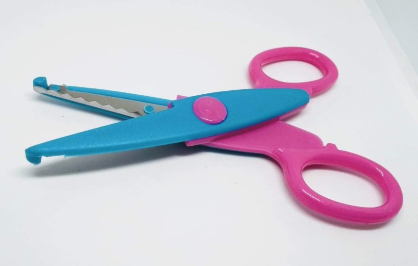 IMPRINT Good Quality Zig Zag Scissors (only Zig zag Type for  Kids) Pack of 1 Scissors - sheets