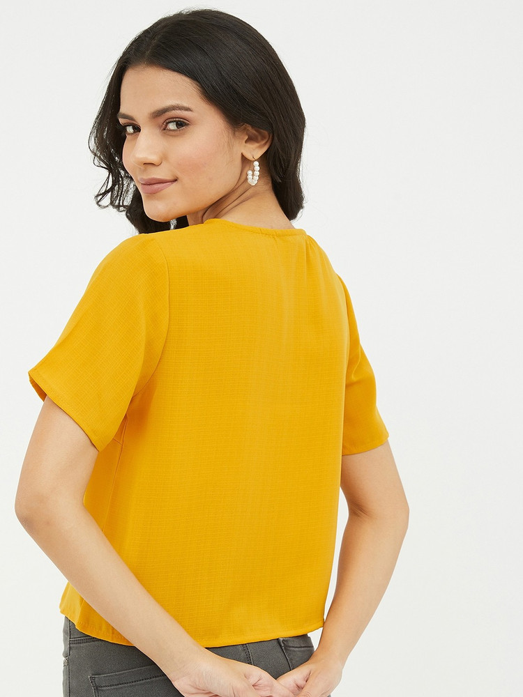 Harpa mustard shop yellow top