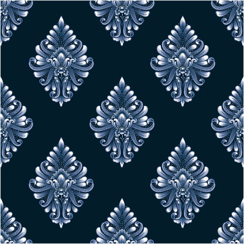 Laticia Geometric Trellis Wallpaper Navy Blue and Silver Holden Decor 65493