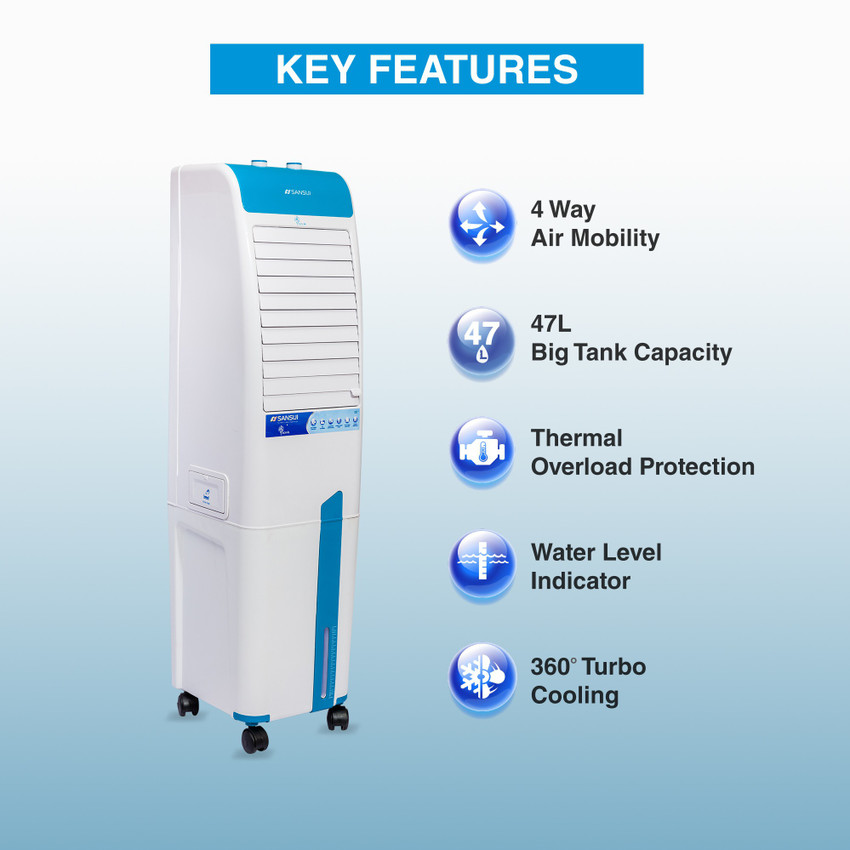 Sansui 47 L Tower Air Cooler Price in India - Buy Sansui 47 L  