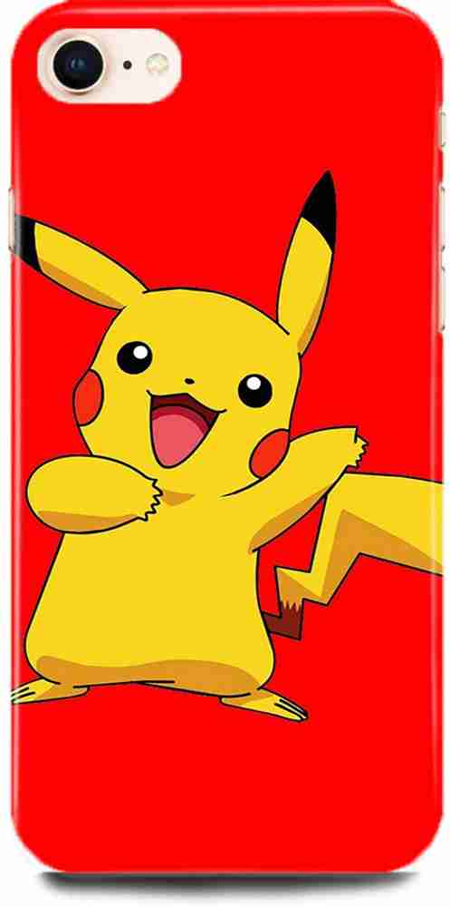 Dimora Back Cover for APPLE iPhone 8 Pikachu Art Cartoon Yellow