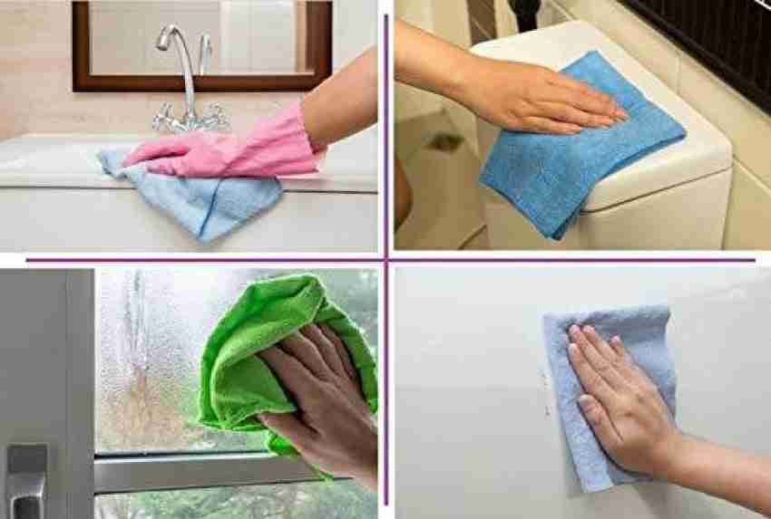 4 pcs cellulose sponge cloth Microfiber Cleaning Cloth Kitchen Cleaning