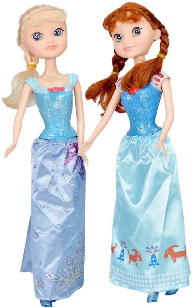 The Simplifiers High Quality Plastic Snow Sisters Doll Set of 2