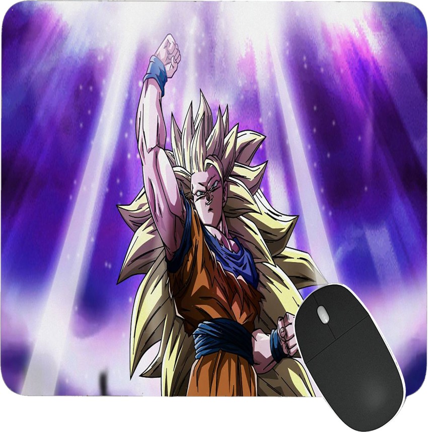 Mousepad Goku Super Saiyajin 4 Dragon Ball Anime com apoio