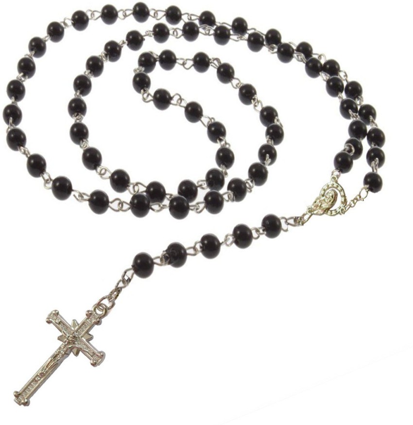 Catholic cross necklace deals rosary