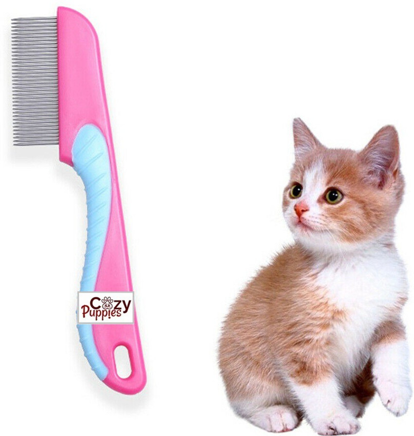 Metal flea comb for cats 2025