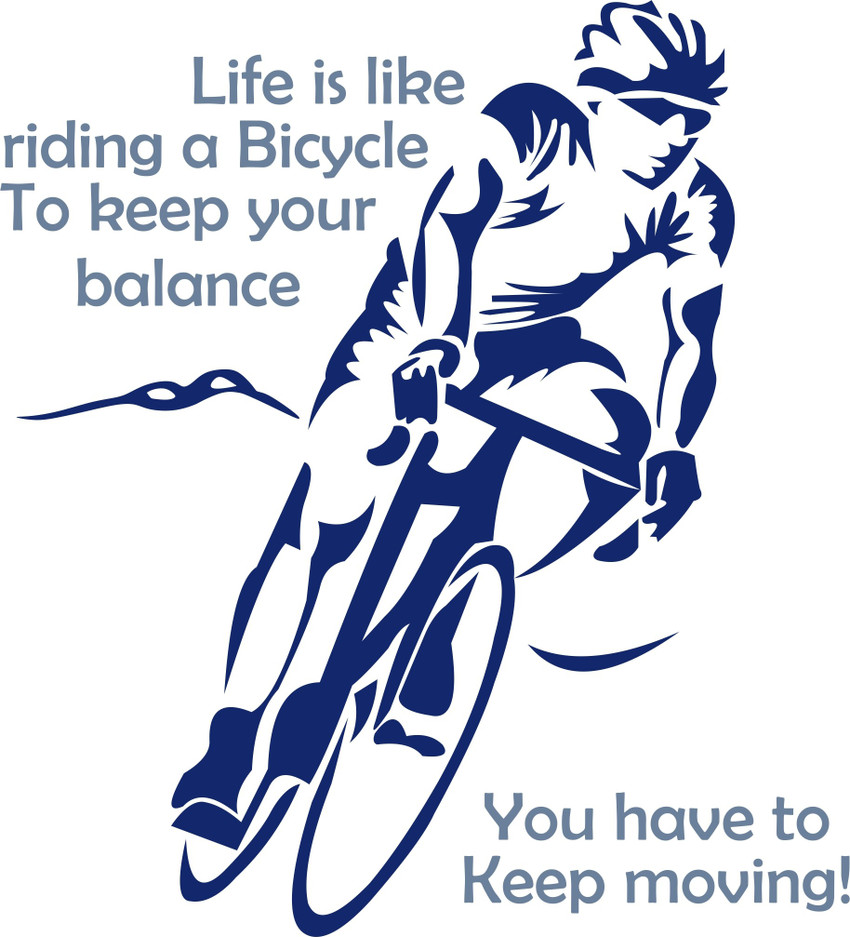 Bike best sale motivational stickers