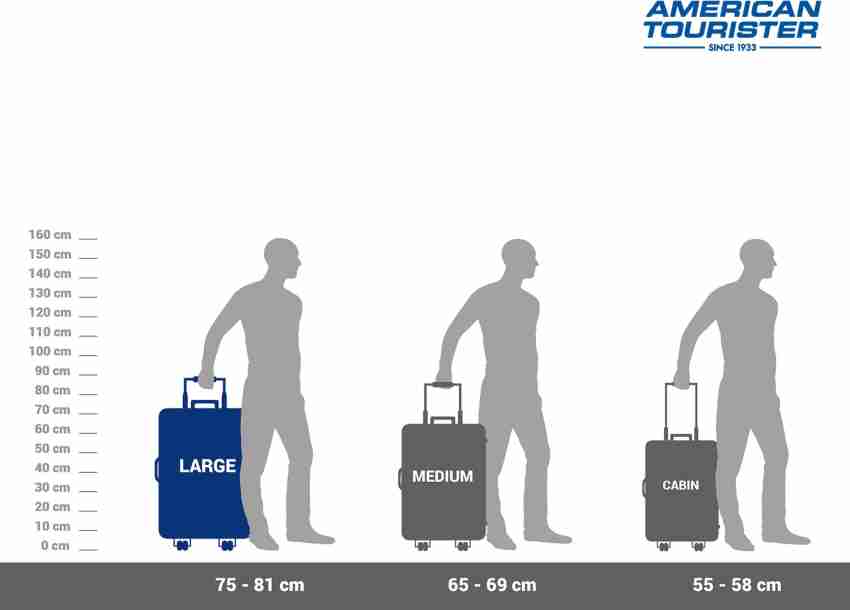 American tourister 30 kg cheap bag dimensions