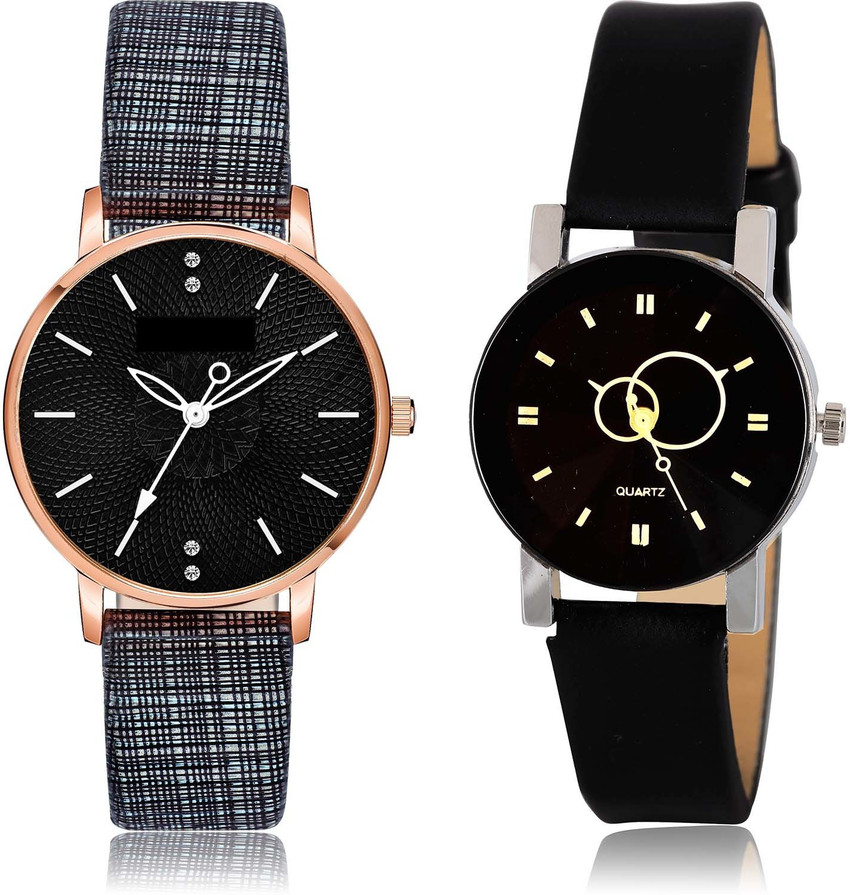 Women's geometry quartz watch flipkart on sale
