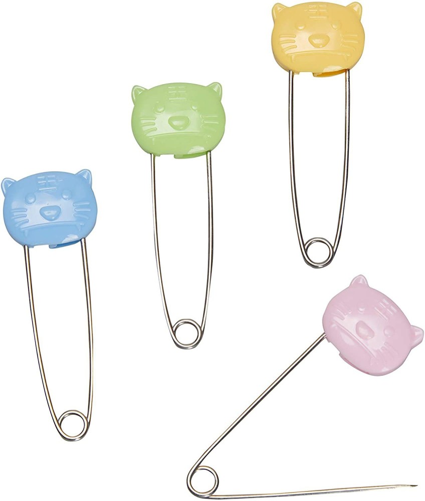 tumble Baby Safety Pins 4 Pieces Multipurpose Diaper Pins for Baby