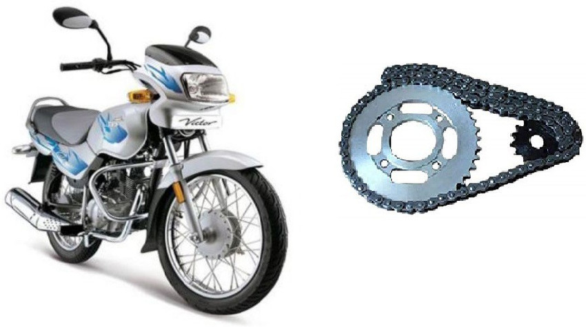 Sethi Motor CHAIN SPROCKET KIT TVS Victor Victor GL 43 Teeth